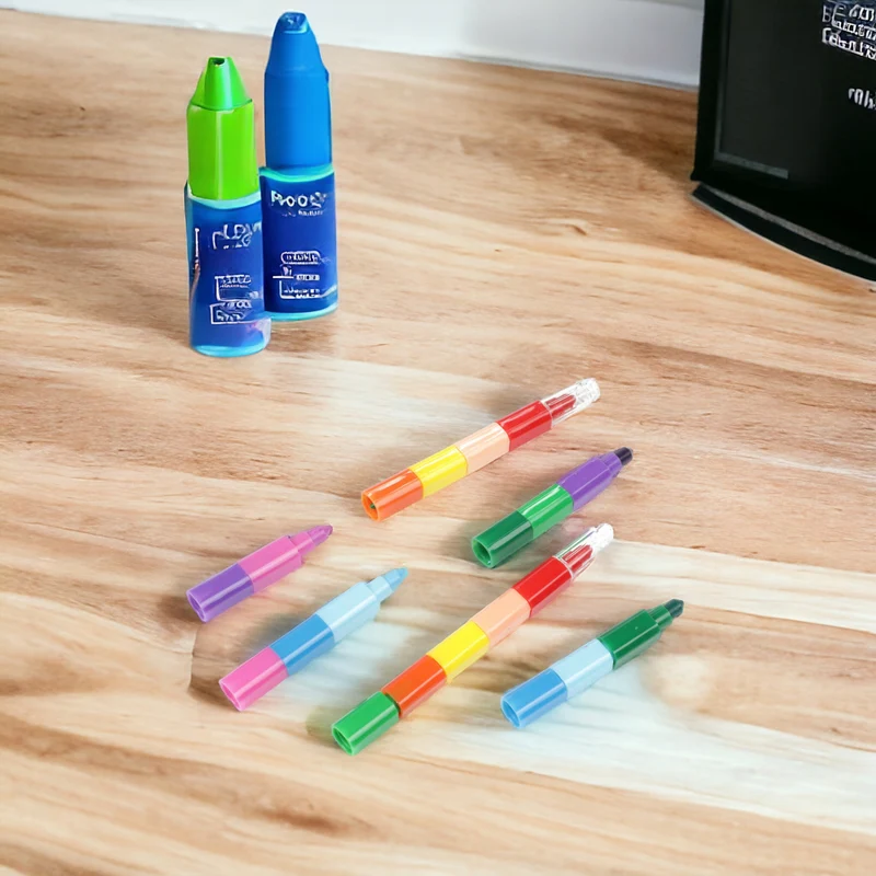 Wachsmalkreide Ölkreide im 2er Set mit je 10 unterschiedlichen Farben