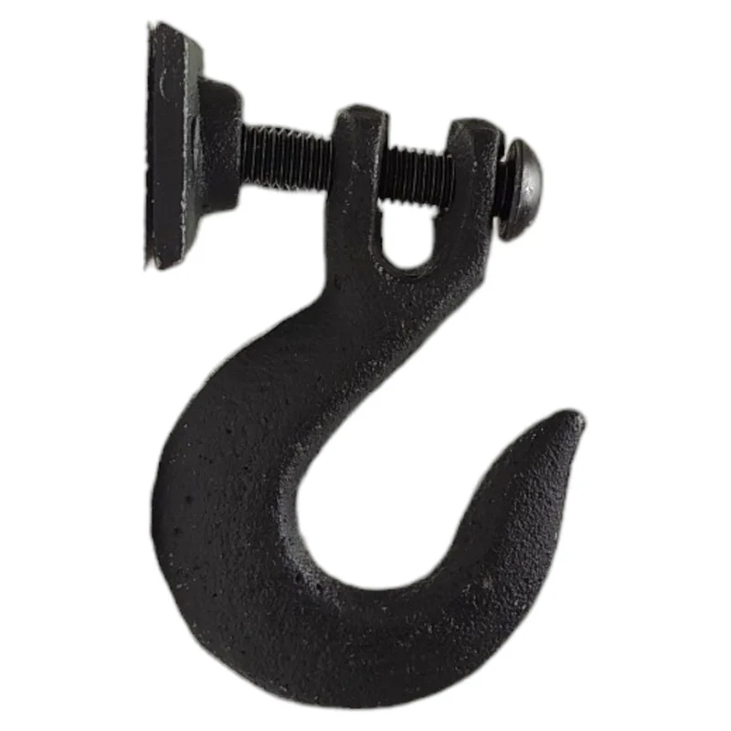 Kleiderhaken Wand Industrial Design Wandhaken aus Gusseisen in Schwarz
