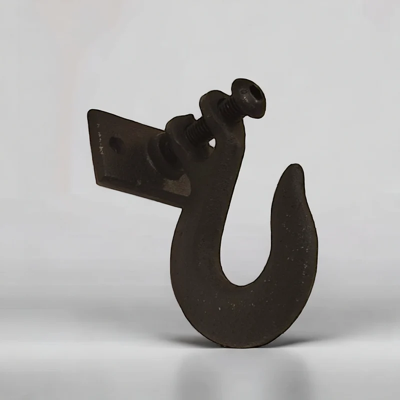 Kleiderhaken Wand Industrial Design Wandhaken aus Gusseisen in Schwarz