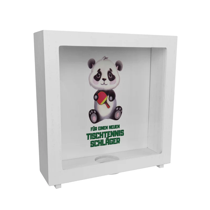 Für einen neuen Tischtennis Schläger Panda Spardose