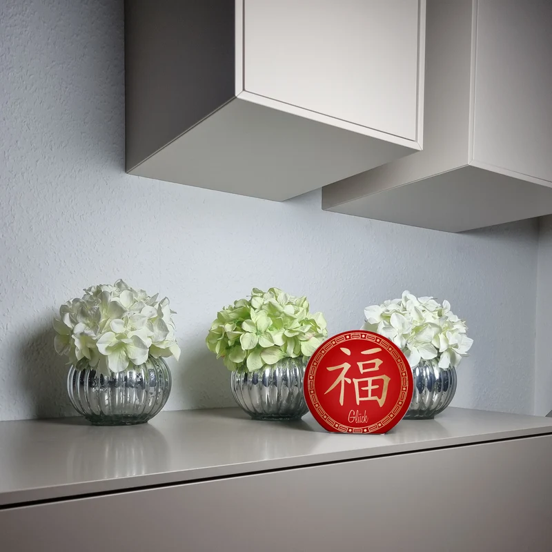 Chinesisches Zeichen für Glück Spardose