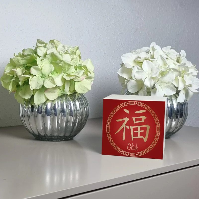Chinesisches Zeichen für Glück Spardose
