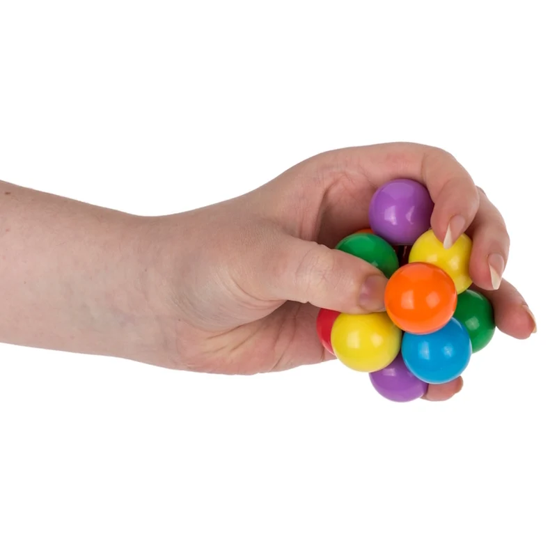 Atom Stressball in bunten Farben
