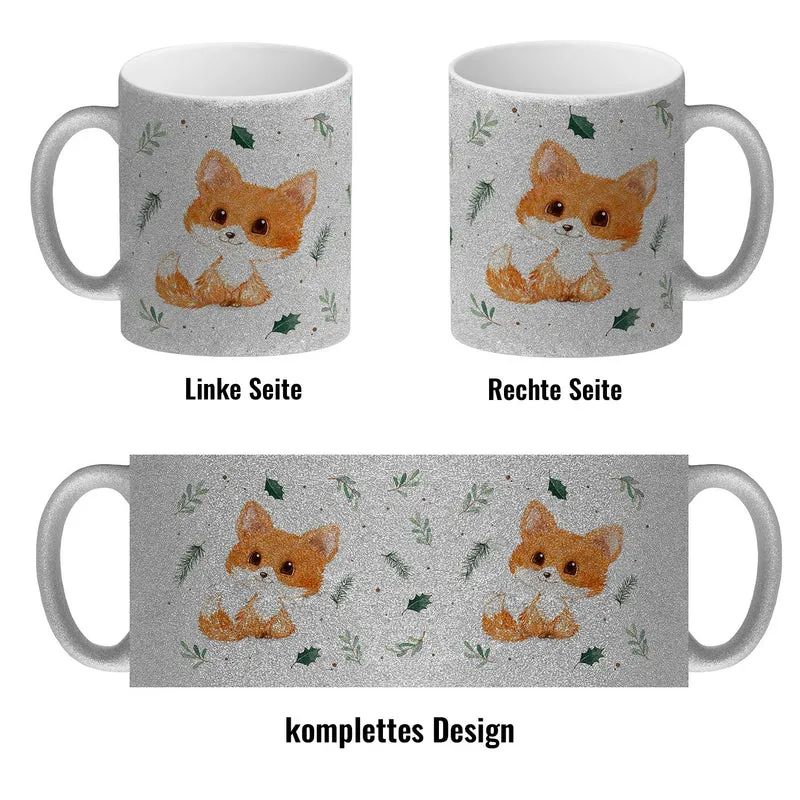 Baby Fuchs im Aquarellstil Kaffeebecher