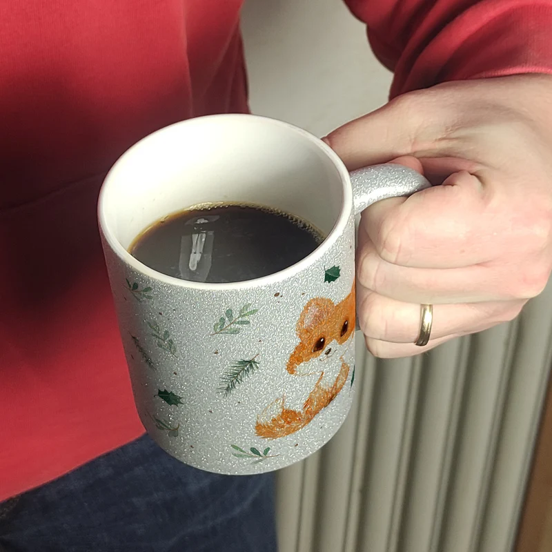 Baby Fuchs im Aquarellstil Kaffeebecher