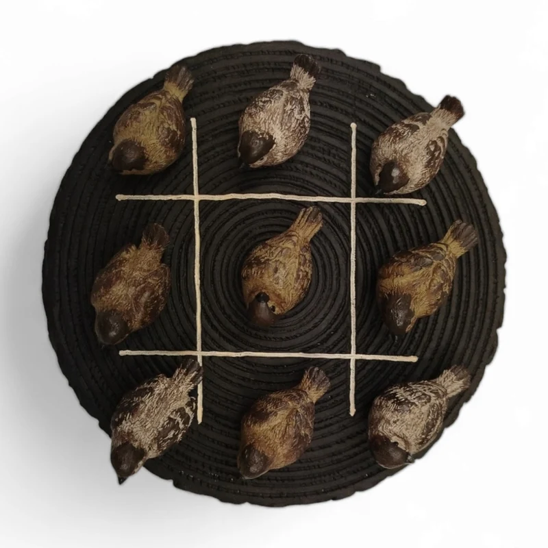 Gartenspielzeug Tic Tac Toe Vögel Gartenspiel