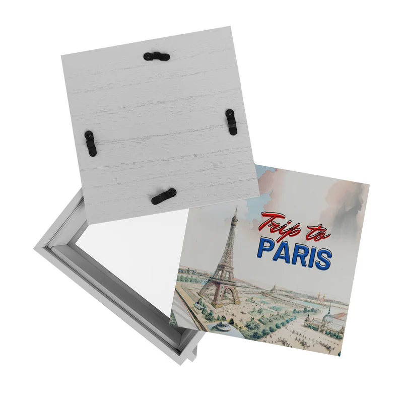 Trip to Paris Spardose mit Eiffelturm im Retro Style
