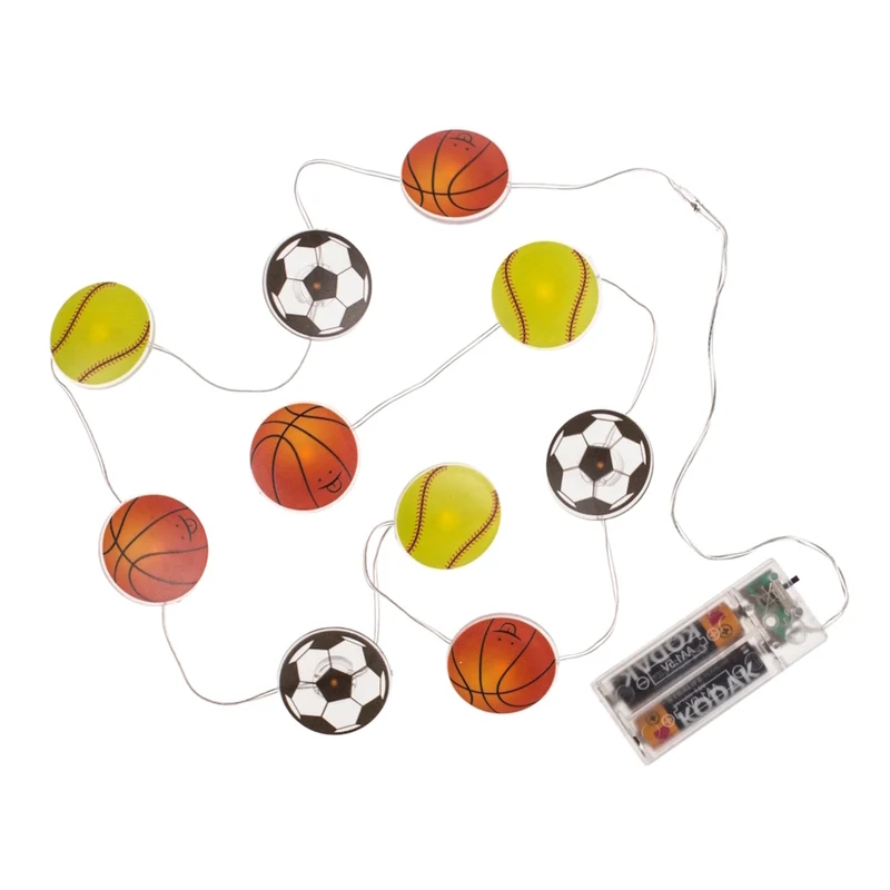 Sportbälle Lichterkette mit 10 Elementen