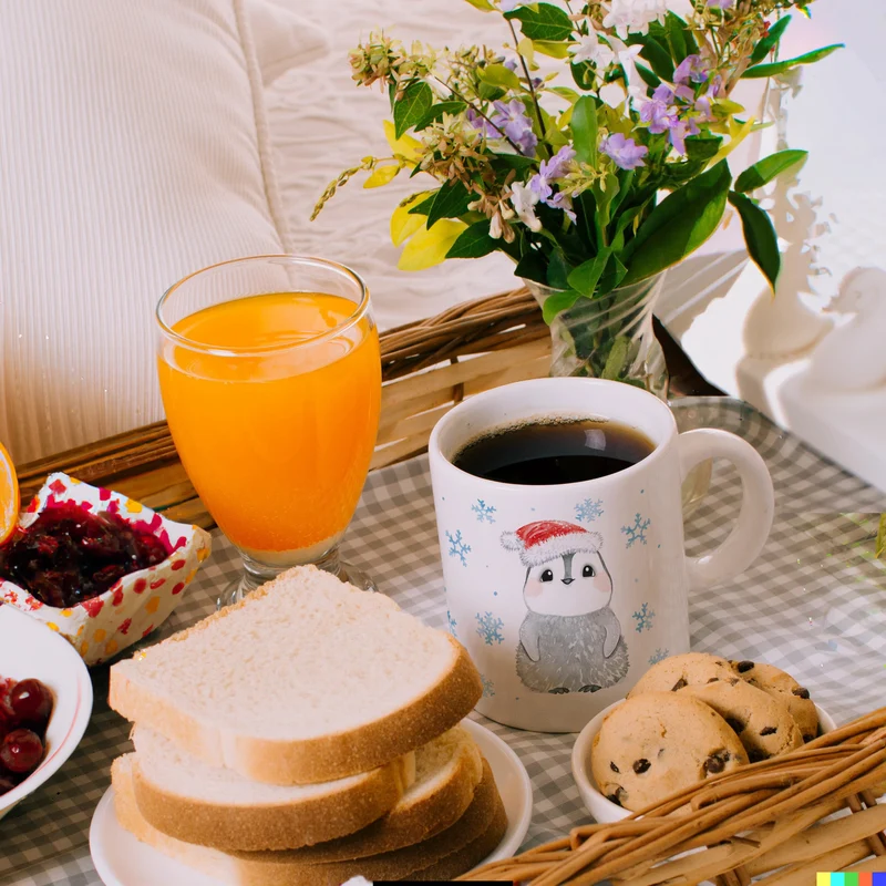 Pinguin mit Weihnachtsmütze Kaffeebecher