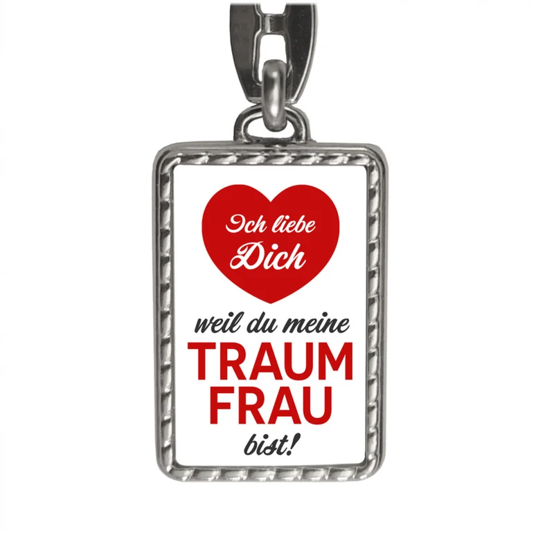 Ich liebe dich weil du mein Traummann bist Schlüsselanhänger