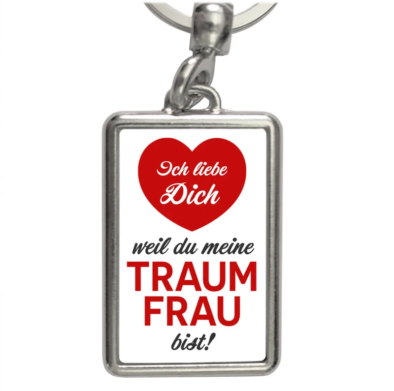 Ich liebe dich weil du mein Traummann bist Schlüsselanhänger