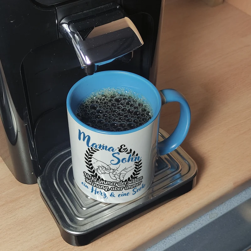 Mama und Sohn - ein Herz & eine Seele Kaffeebecher