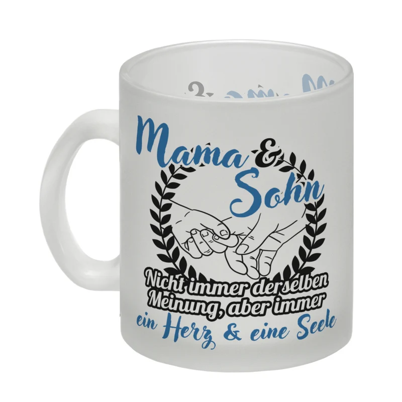 Mama und Sohn - ein Herz & eine Seele Kaffeebecher