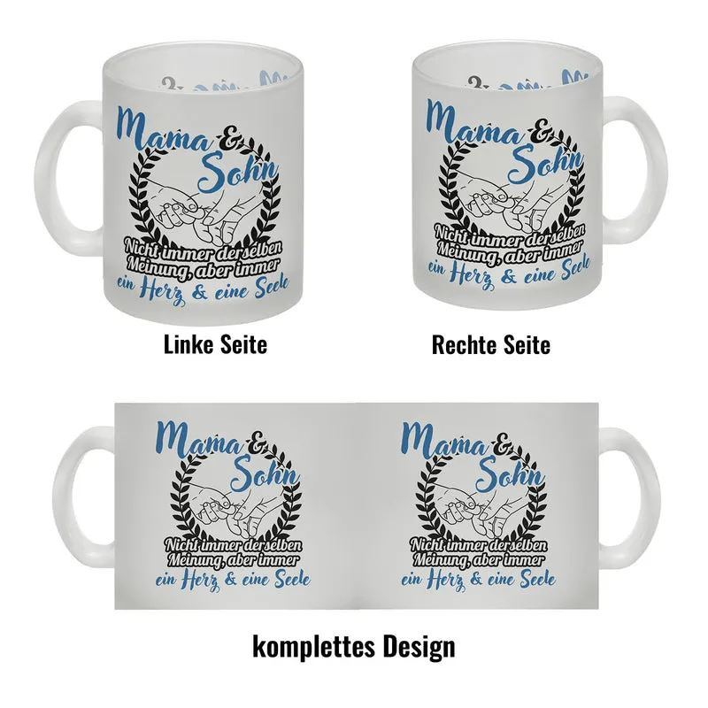 Mama und Sohn - ein Herz & eine Seele Kaffeebecher