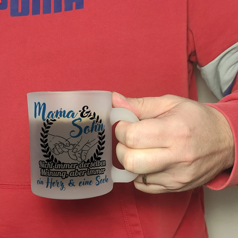 Mama und Sohn - ein Herz & eine Seele Kaffeebecher