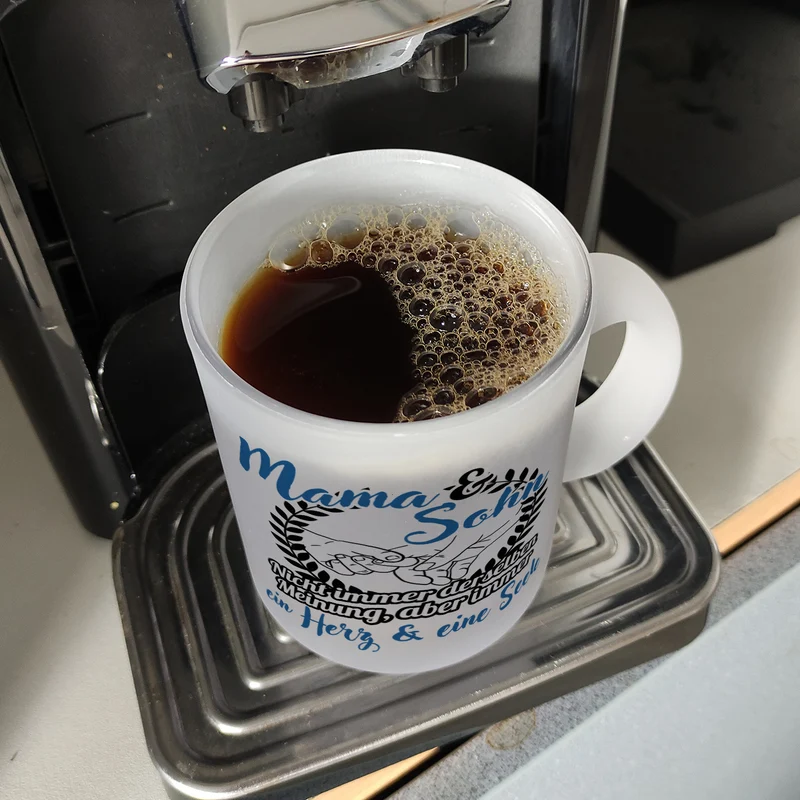 Mama und Sohn - ein Herz & eine Seele Kaffeebecher