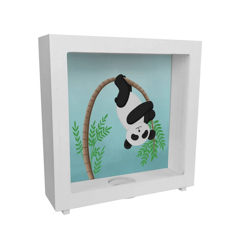 Panda auf Bambus Spardose