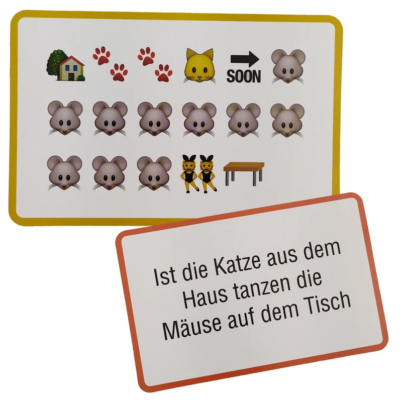 Emoticon Quiz Gesellschaftsspiel