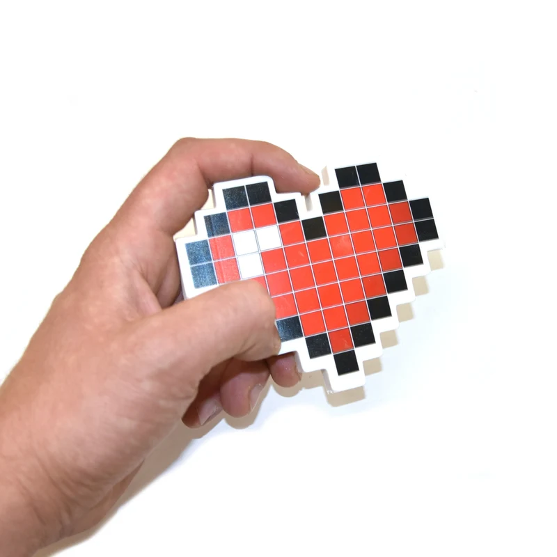 Pixel Herz Radiergummi