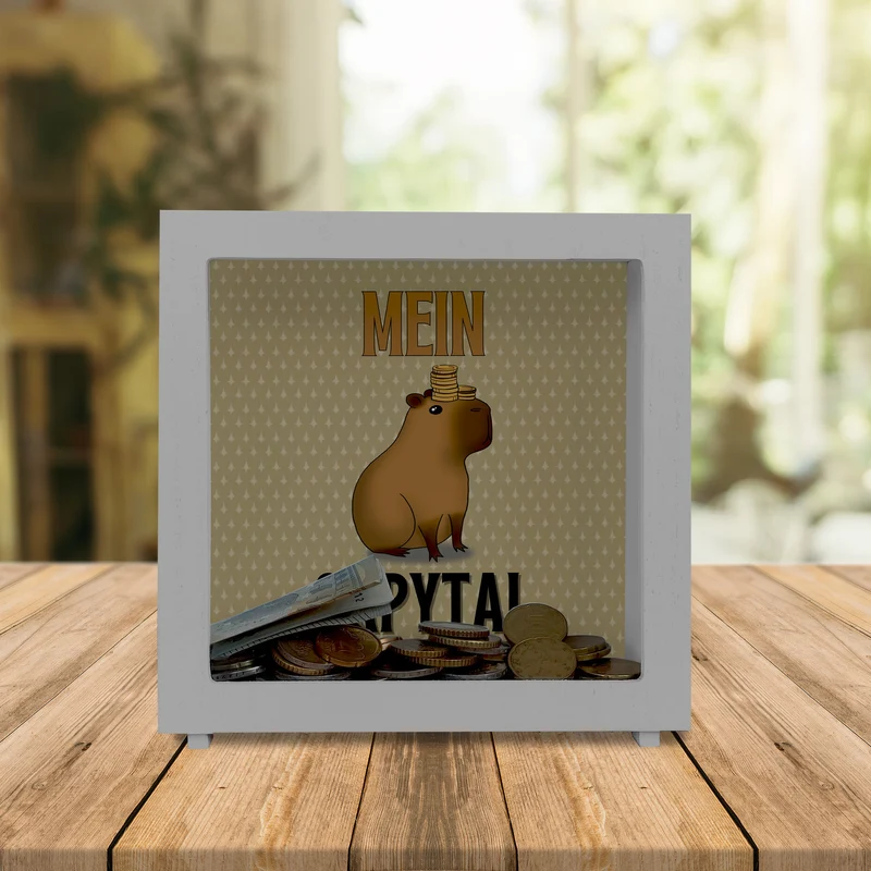 Mein Capytal Spardose mit witzigem Capybara