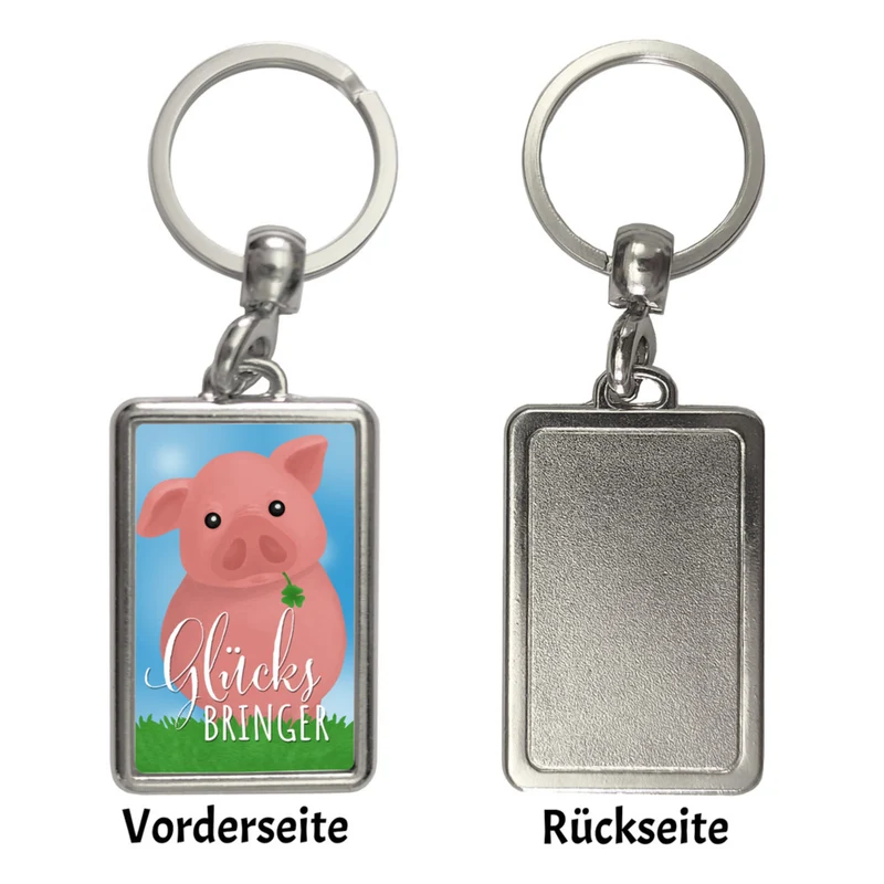 Kleeblatt Glücksbringer Schlüsselanhänger
