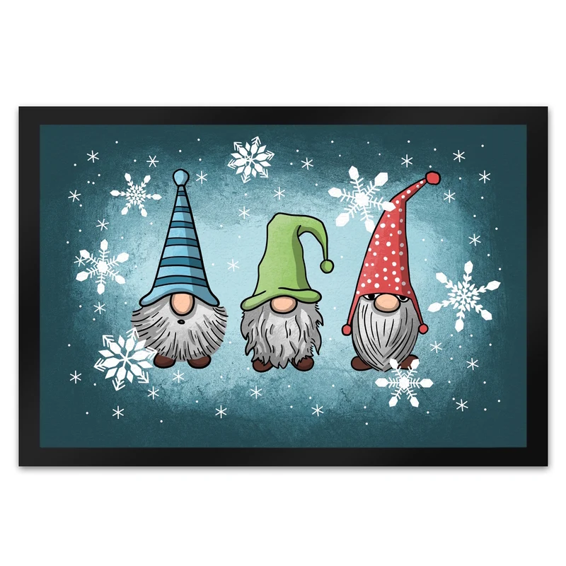 Weihnachts-Wichtel Fußmatte