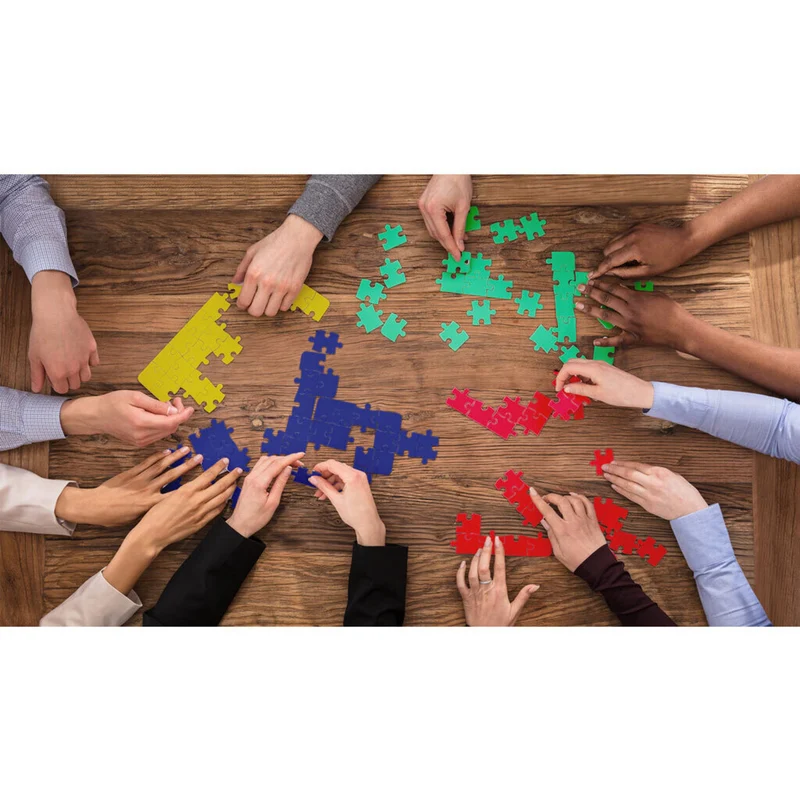 Puzzle Off Wettbewerb Puzzles im 4er Set mit insgesamt 324 Teilen