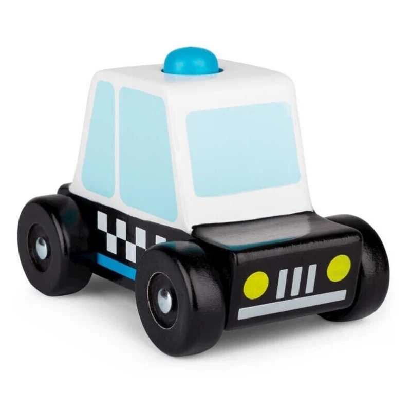 Polizei Spielzeugauto aus Holz mit Sound