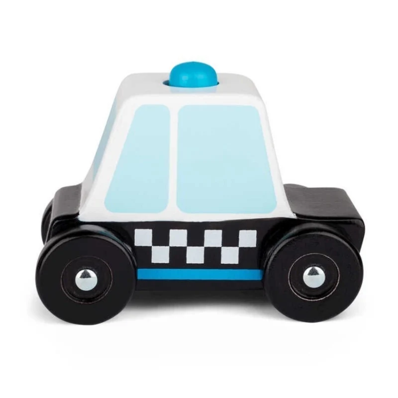 Polizei Spielzeugauto aus Holz mit Sound