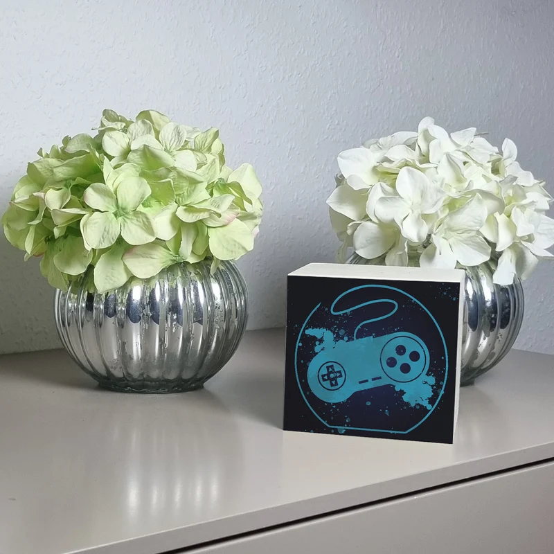 Spardose mit Retrocontroller für Videospieler