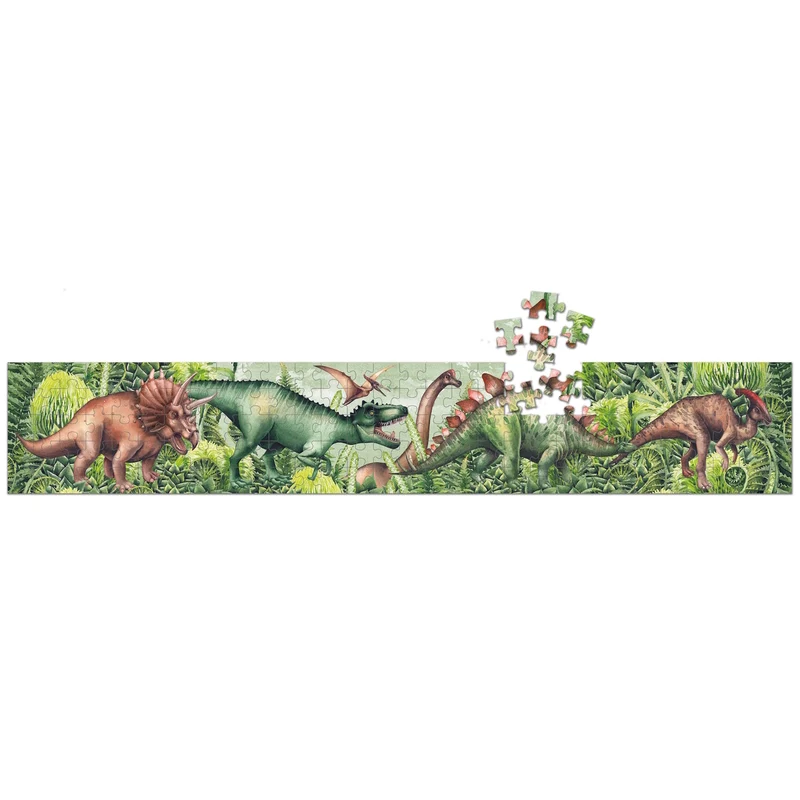 Dinosaurier Mini Puzzle mit 150 Teilen in PET-Röhre