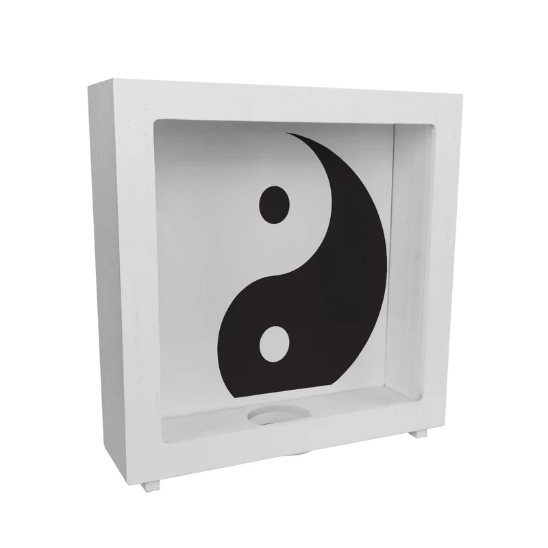 Spardose mit dekorativem Yin und Yang Design - chinesische Philosophie