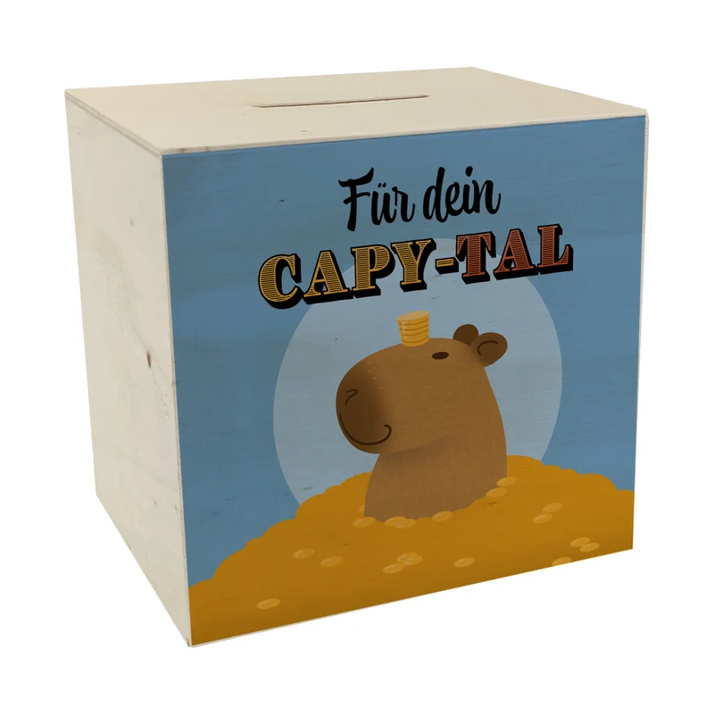 Für dein Capy-tal Spardose mit süßem Capybara