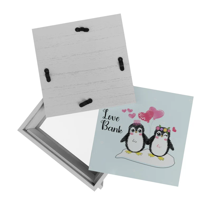 Pinguin Love Bank Spardose