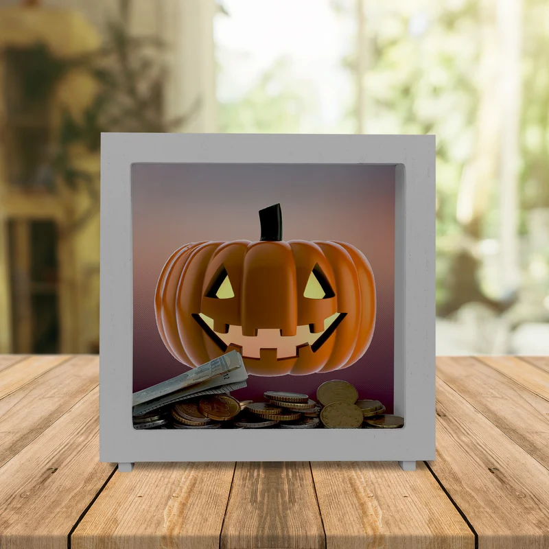 Halloween Kürbis Spardose