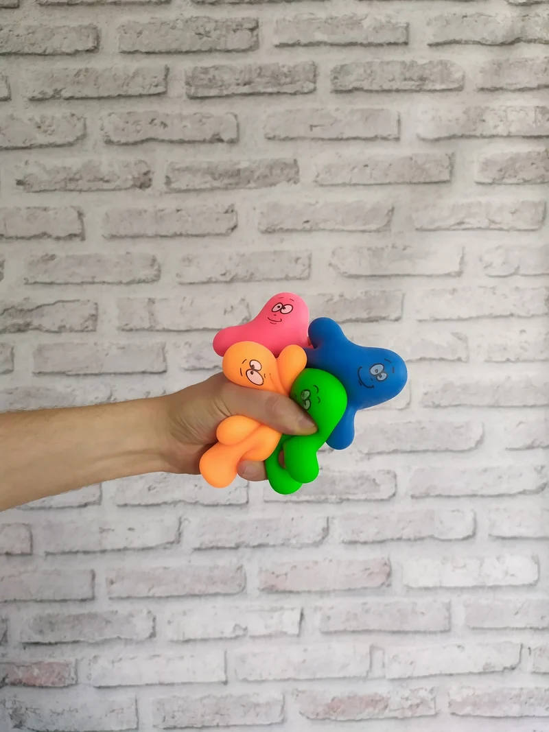 Männchen Stressball in blau