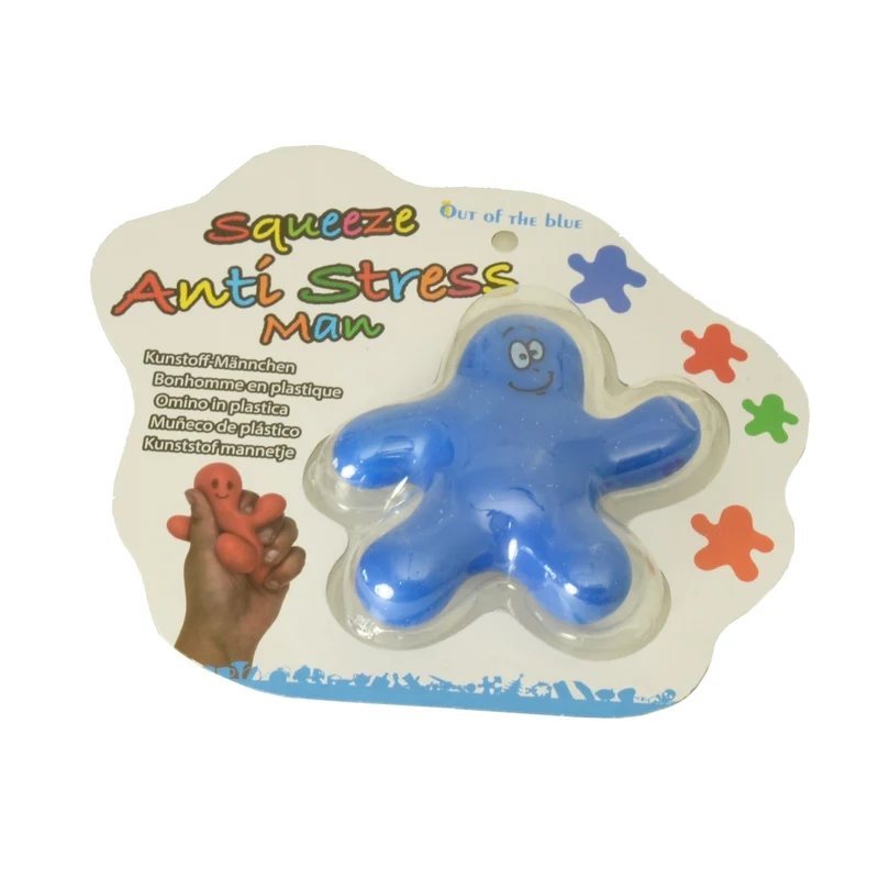 Männchen Stressball in blau