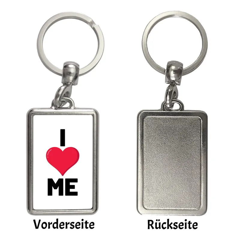 I love me Herz Schlüsselanhänger für Selbstverliebte