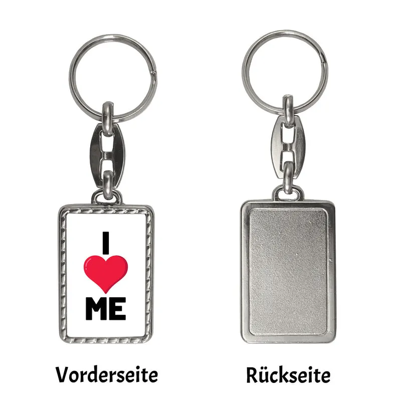 I love me Herz Schlüsselanhänger für Selbstverliebte