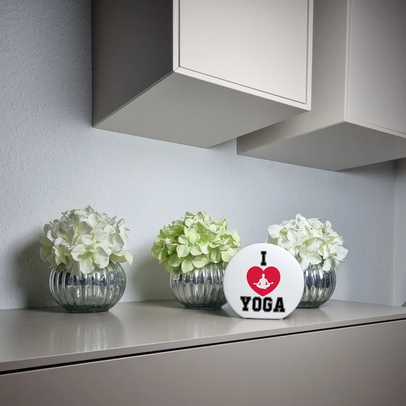 I love Yoga Spardose für Yogalehrer