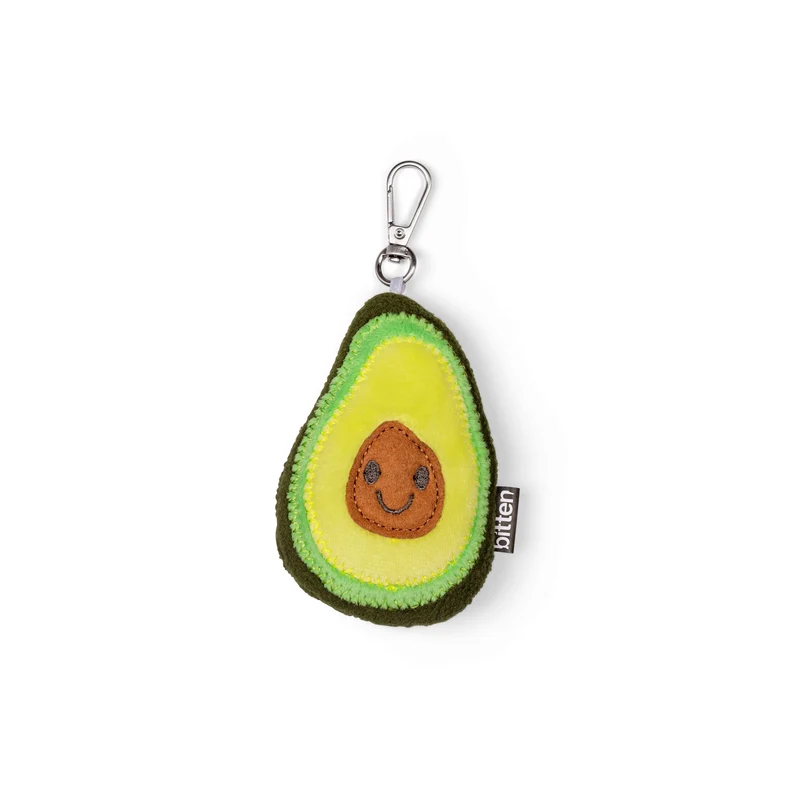 Avocado Schlüsselanhänger zum Kuscheln mit Karabinerhaken