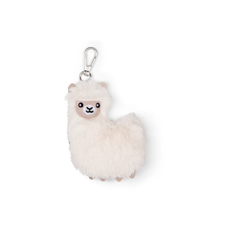 Lama Schlüsselanhänger zum Kuscheln mit Karabinerhaken