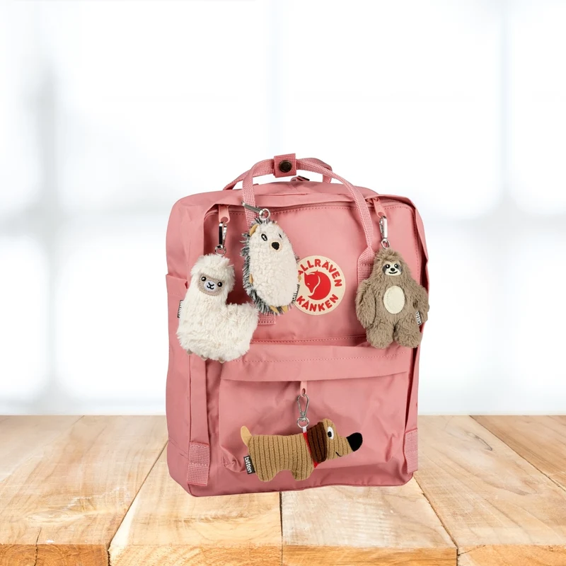 Lama Schlüsselanhänger zum Kuscheln mit Karabinerhaken