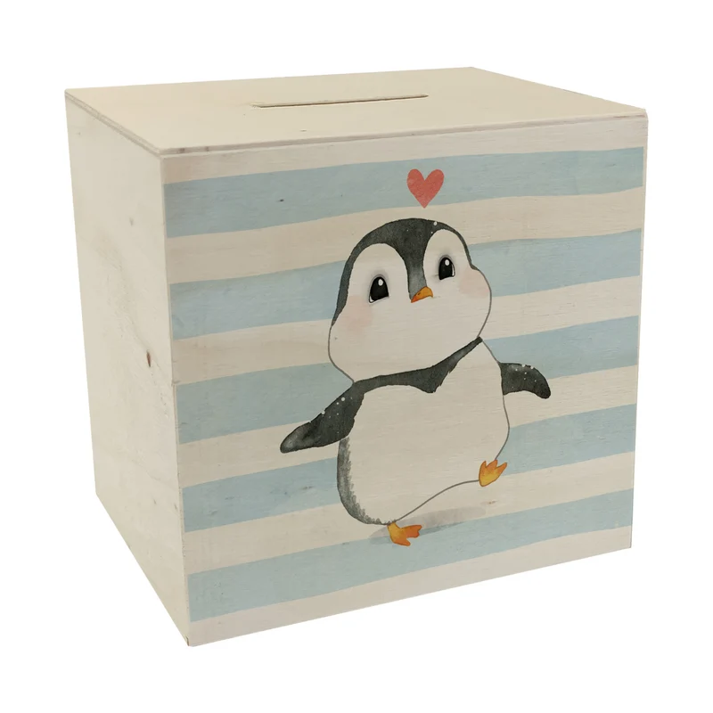 Pinguin im Aquarell-Stil Spardose