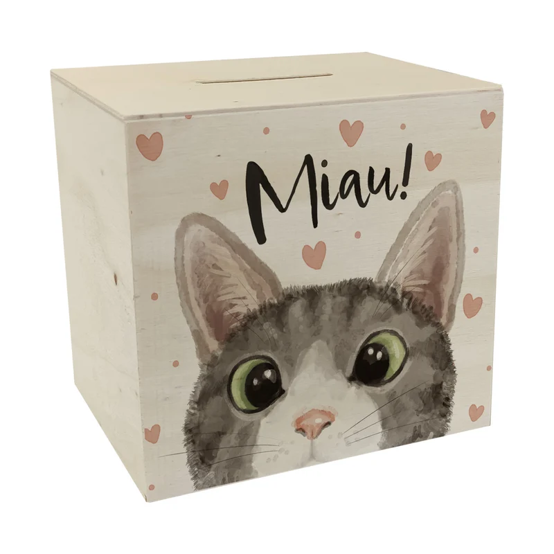 Miau Katze Spardose