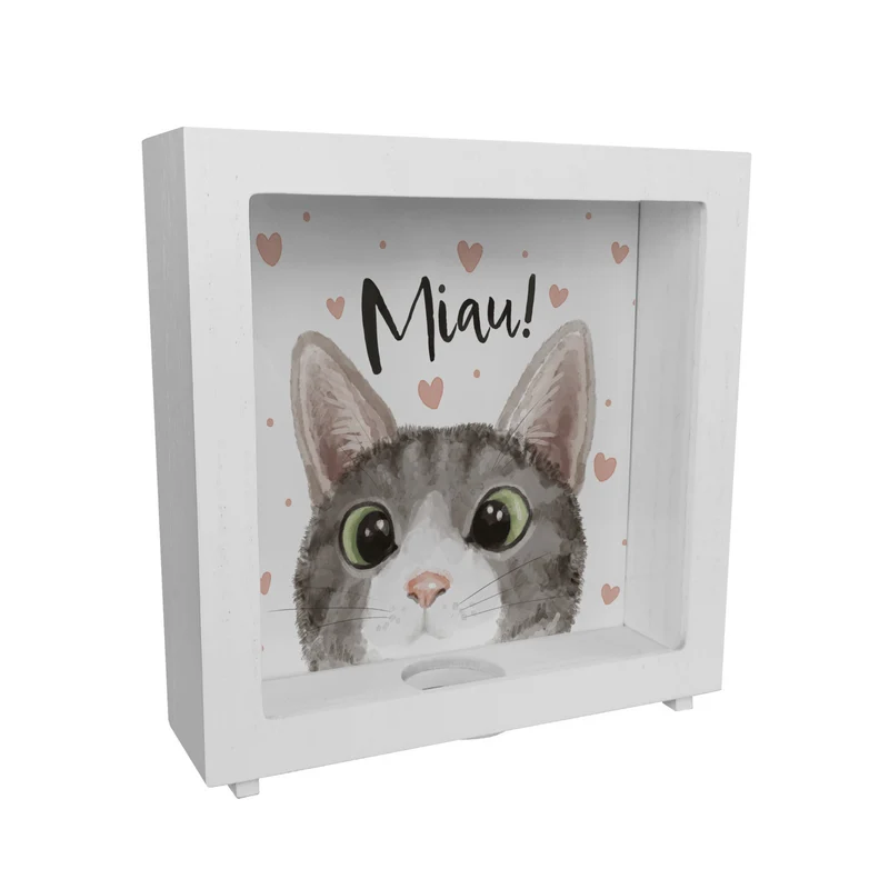 Miau Katze Spardose