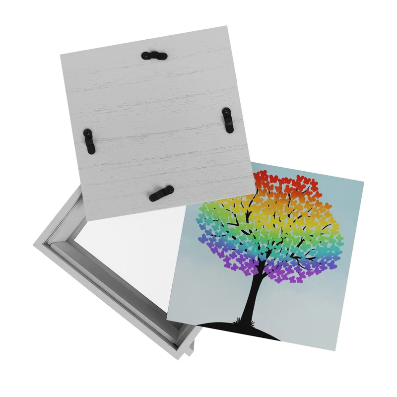 Baum in Regenbogenfarben Spardose