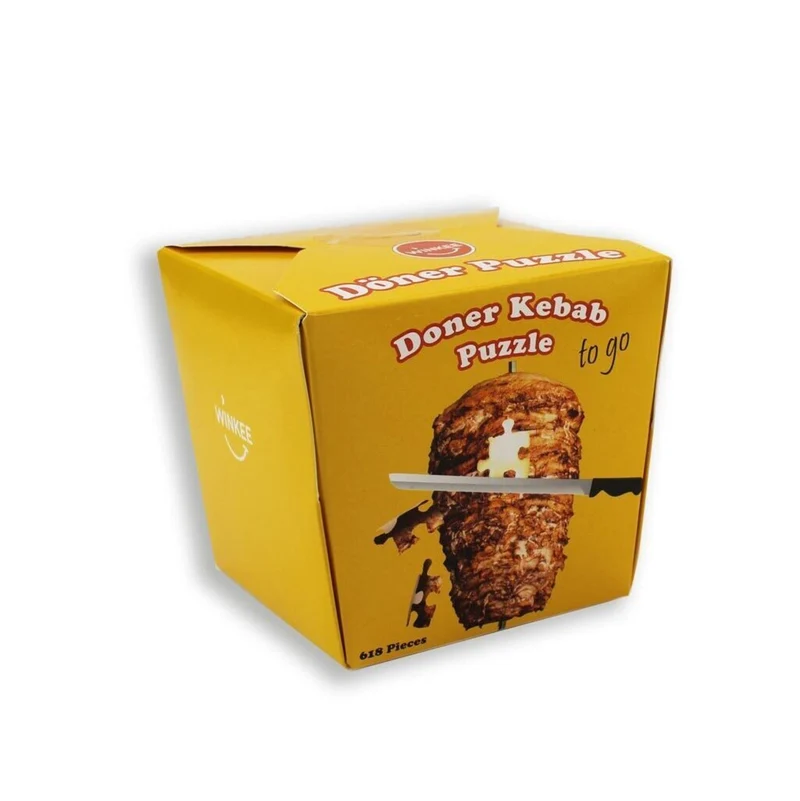 Döner Puzzle mit 618 Teilen in Dönerbox