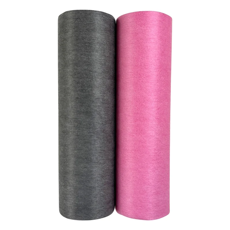 Universal Wischtuch auf Rolle in schwarz und pink 2x50 Tücher Putzlappen oder Reinigungstücher