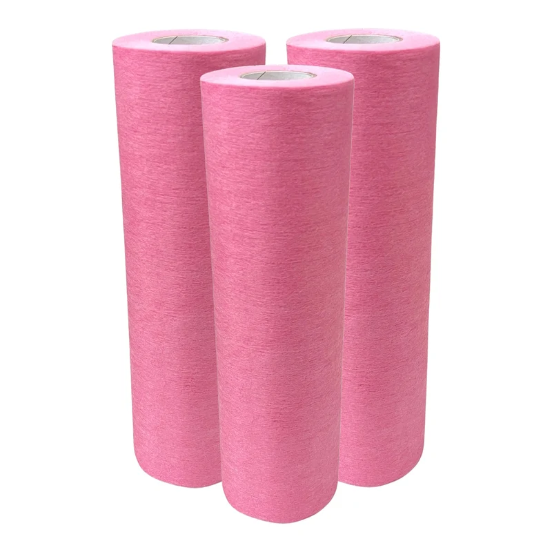 Universal Wischtuch auf Rolle in pink 3x50 Tücher Putzlappen oder Reinigungstücher